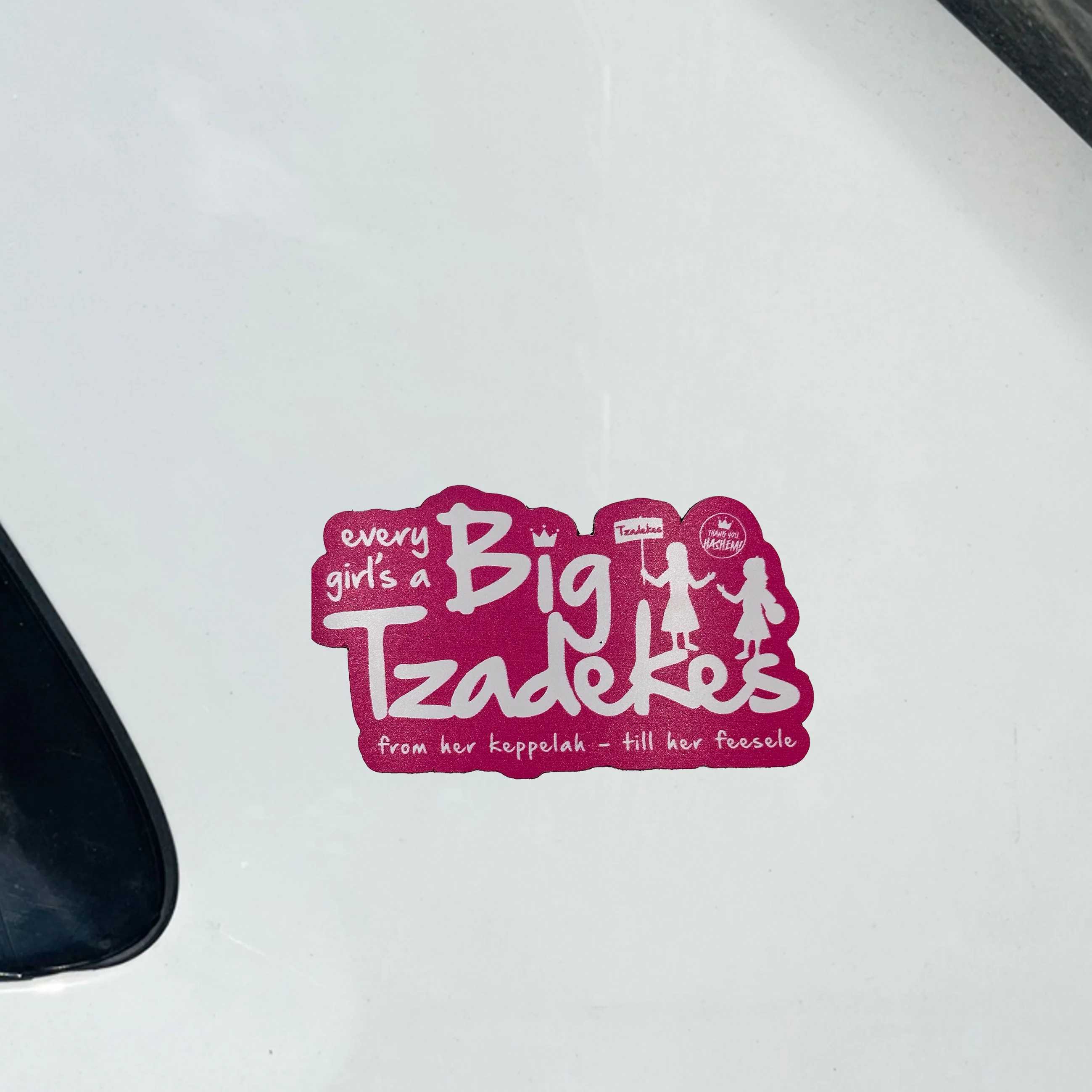 Big Tzadik  / Big Tzadekes CAR MAGNET - Image 5