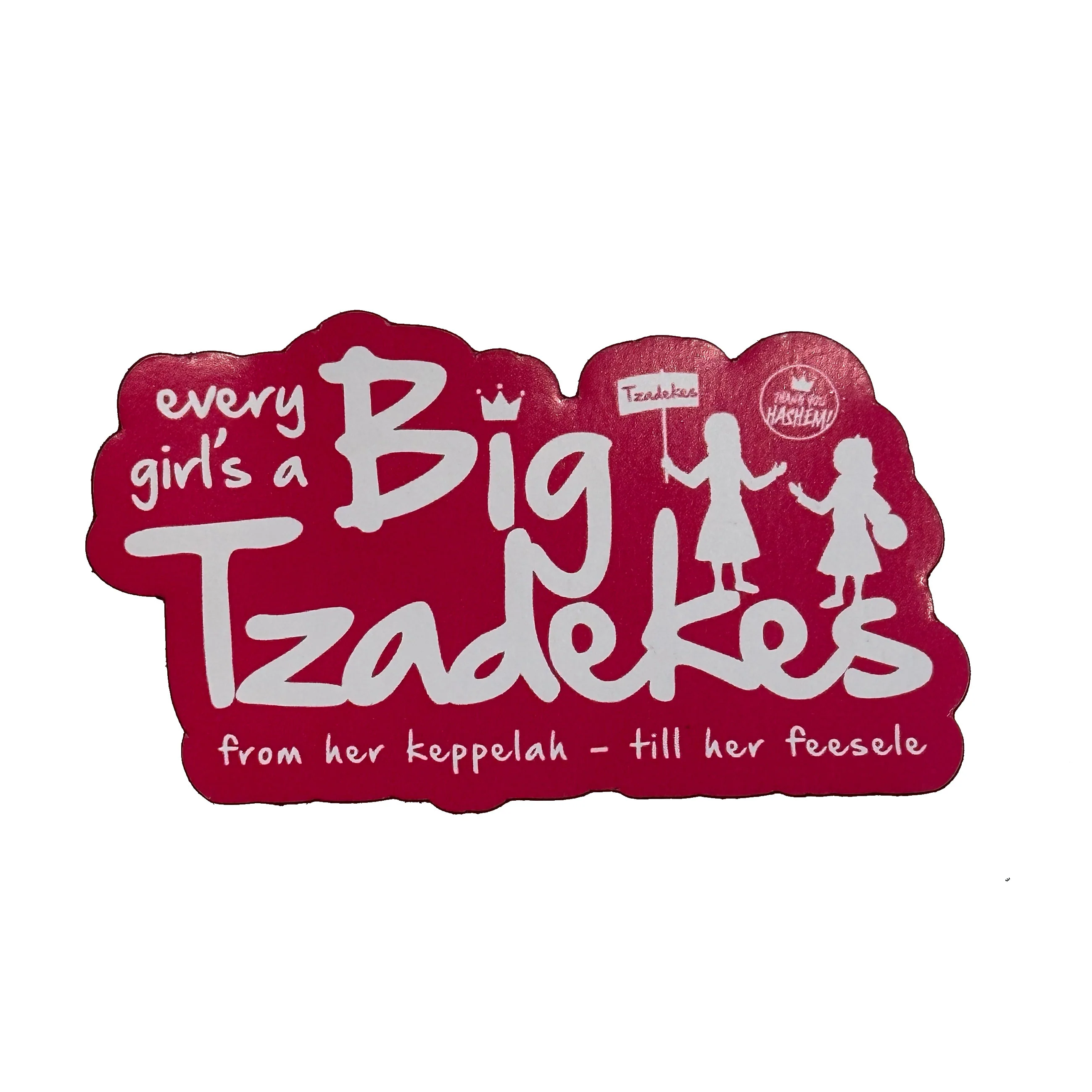 Big Tzadik  / Big Tzadekes FRIDGE MAGNET - Image 3