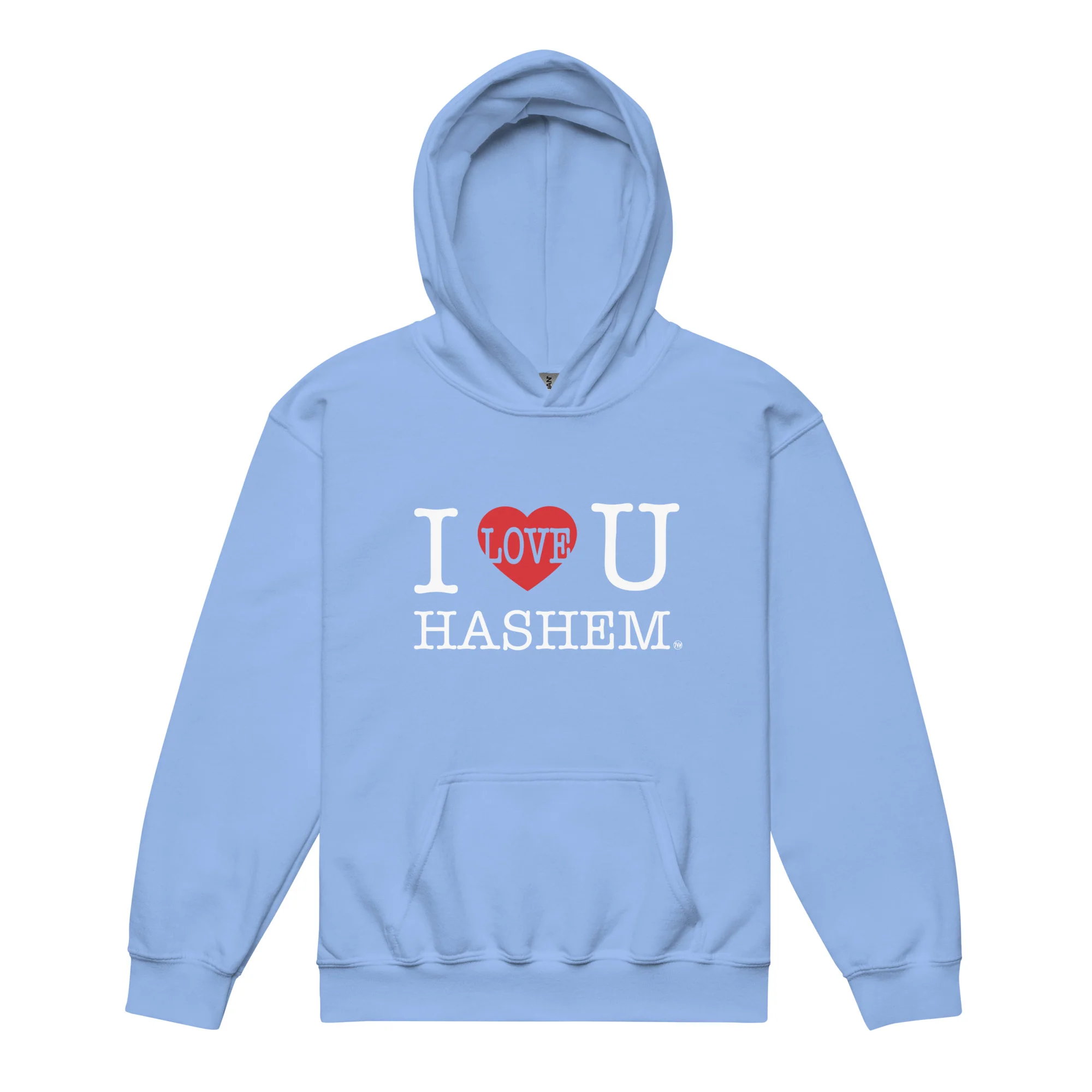 I Love You Hashem Youth Hoodie - Image 9
