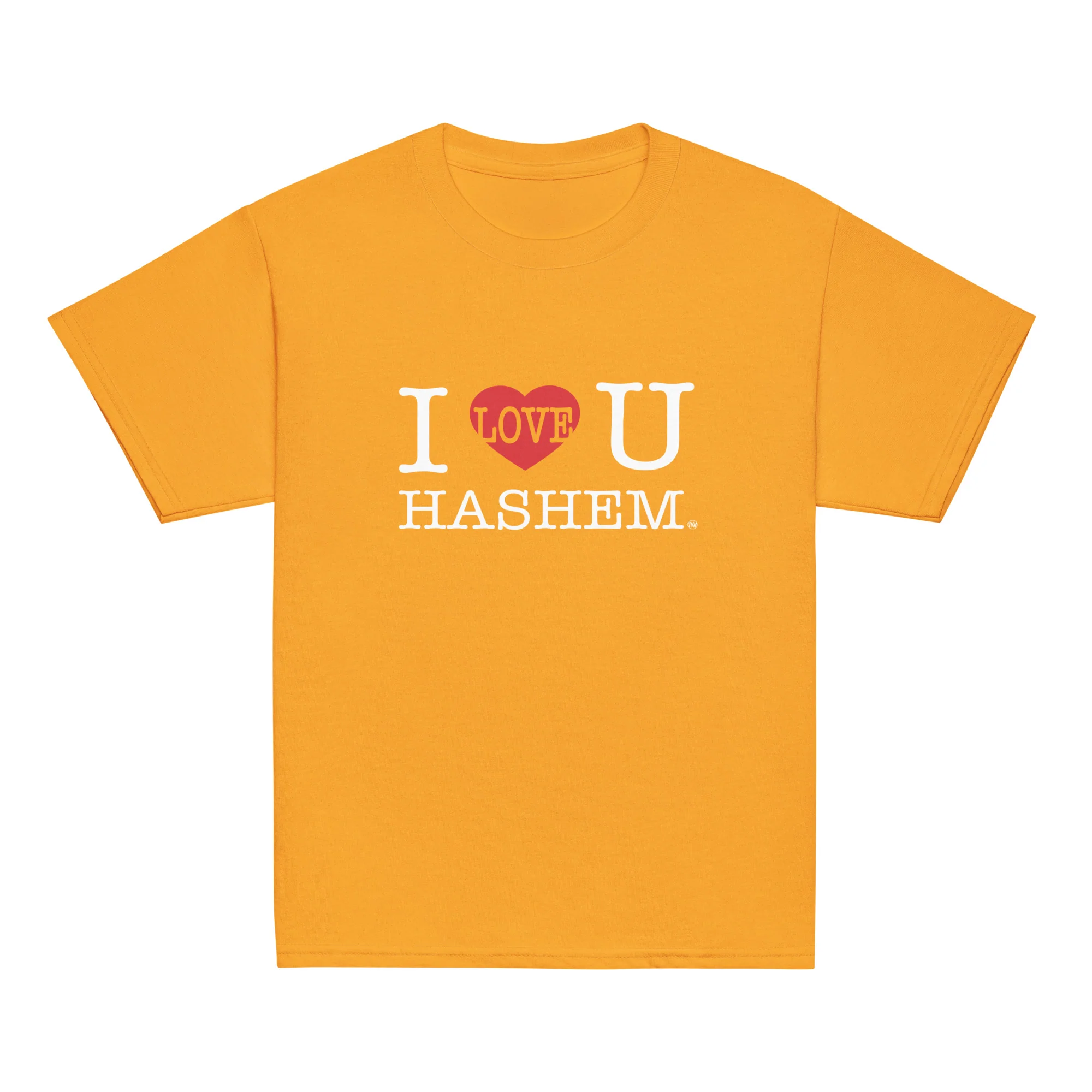 I Love You Hashem Youth T-Shirt - Image 13