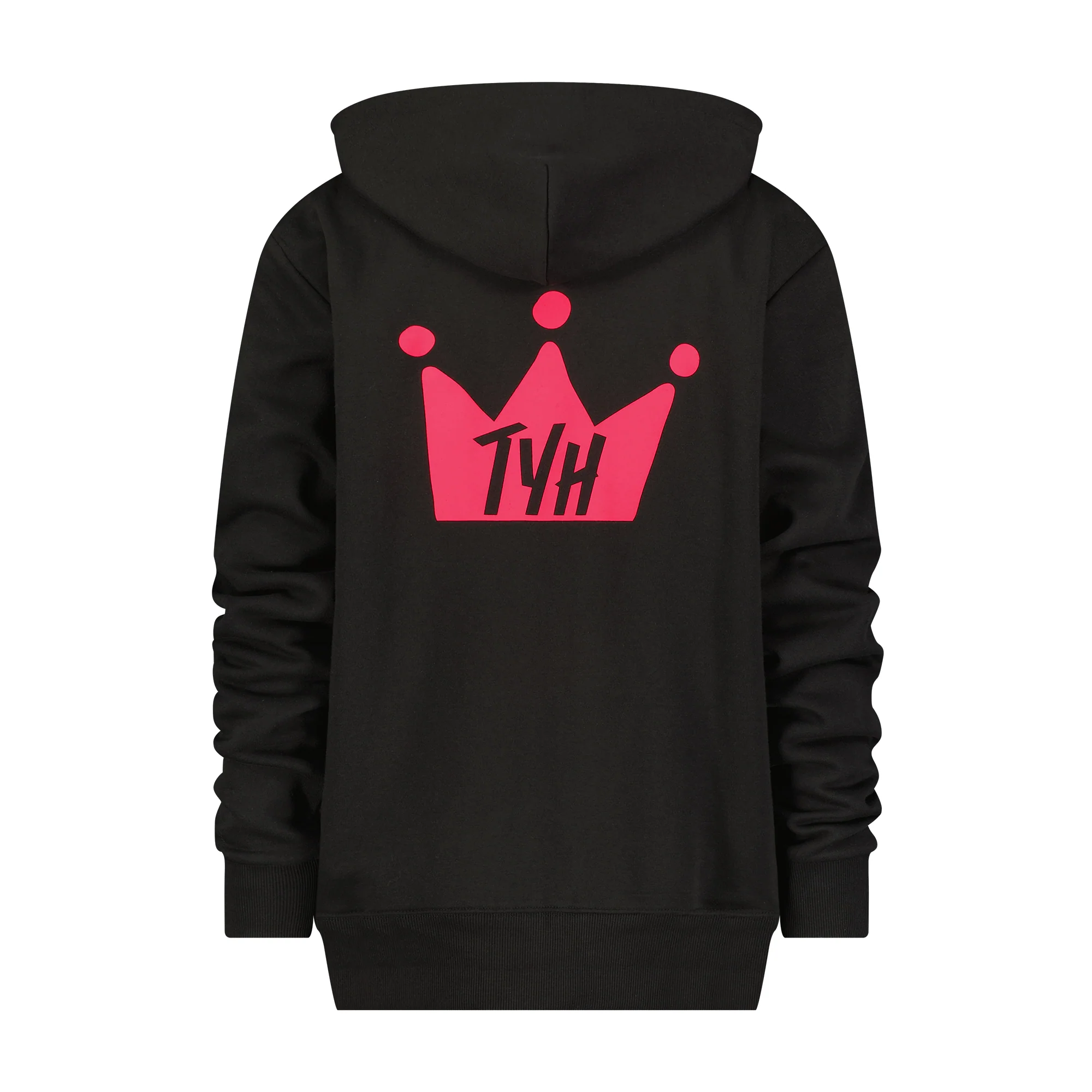 Sweatshirt / Black with Pink Logo - Image 4