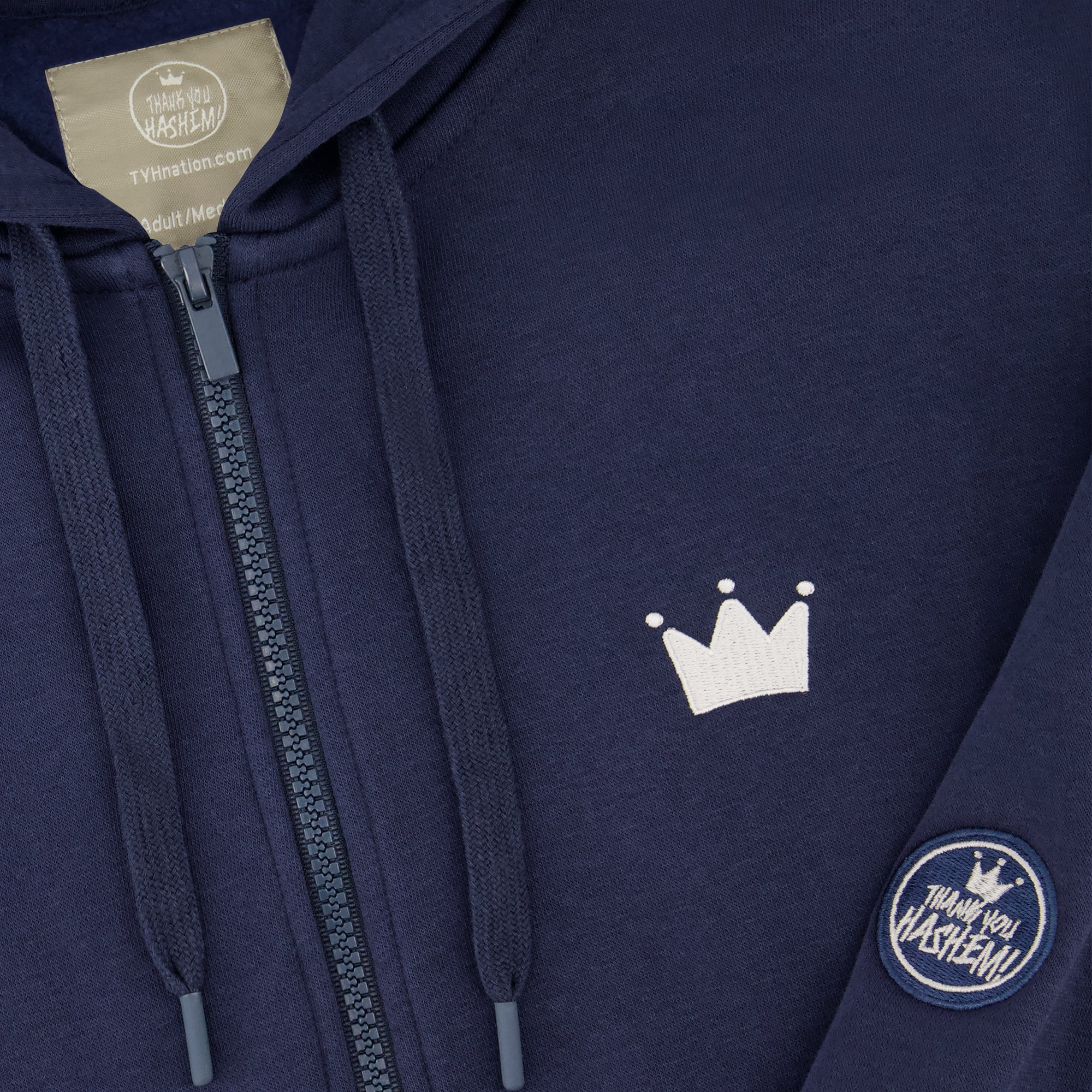 Sweatshirt / Navy with Grey Logo - Image 4