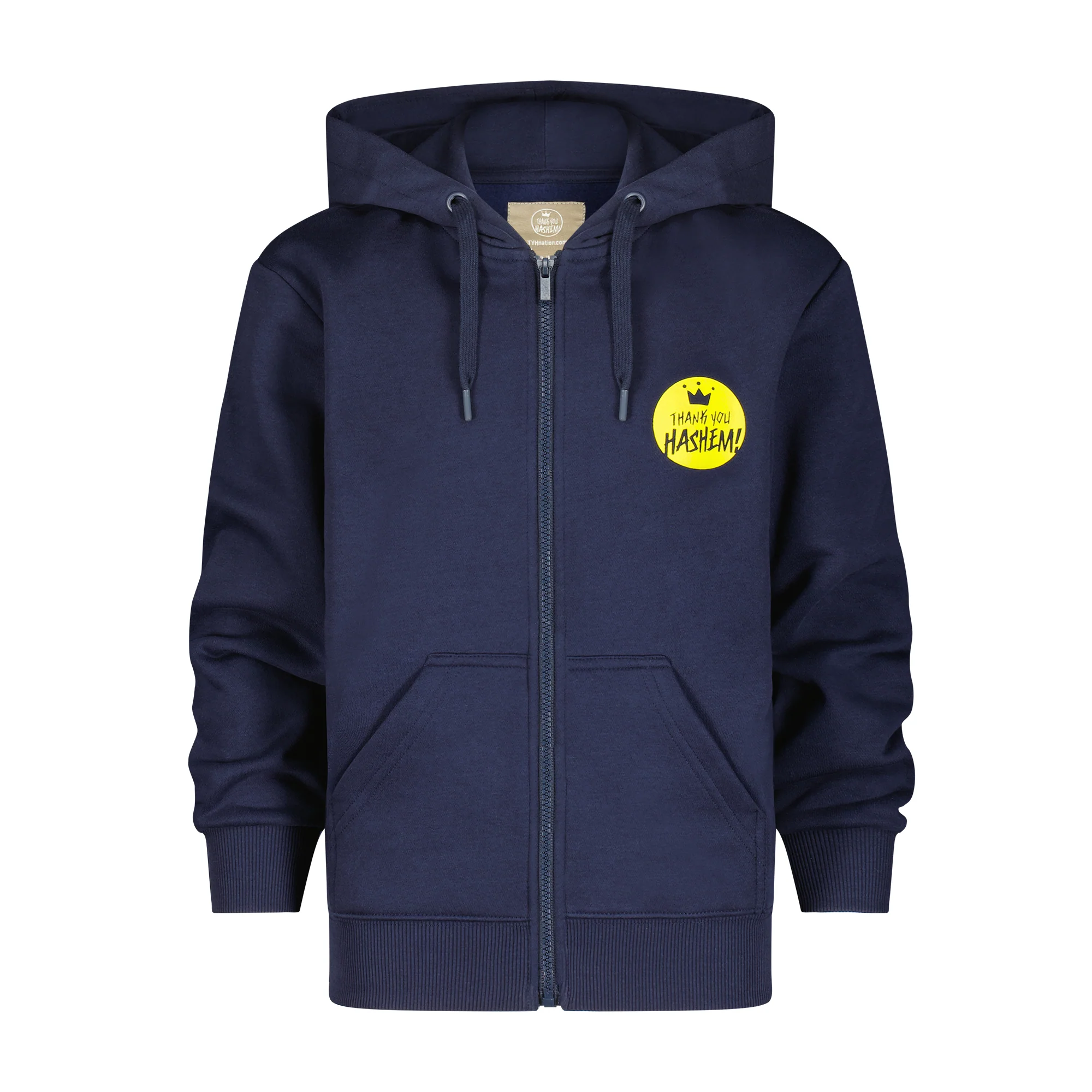 Sweatshirt / Navy with Yellow Logo - Image 5