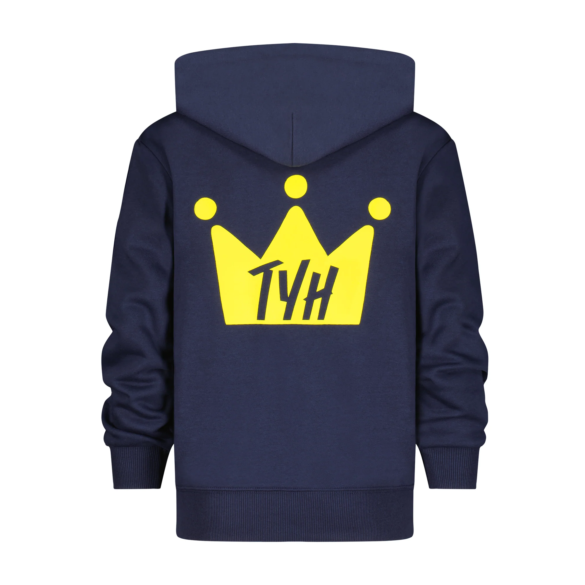 Sweatshirt / Navy with Yellow Logo - Image 6