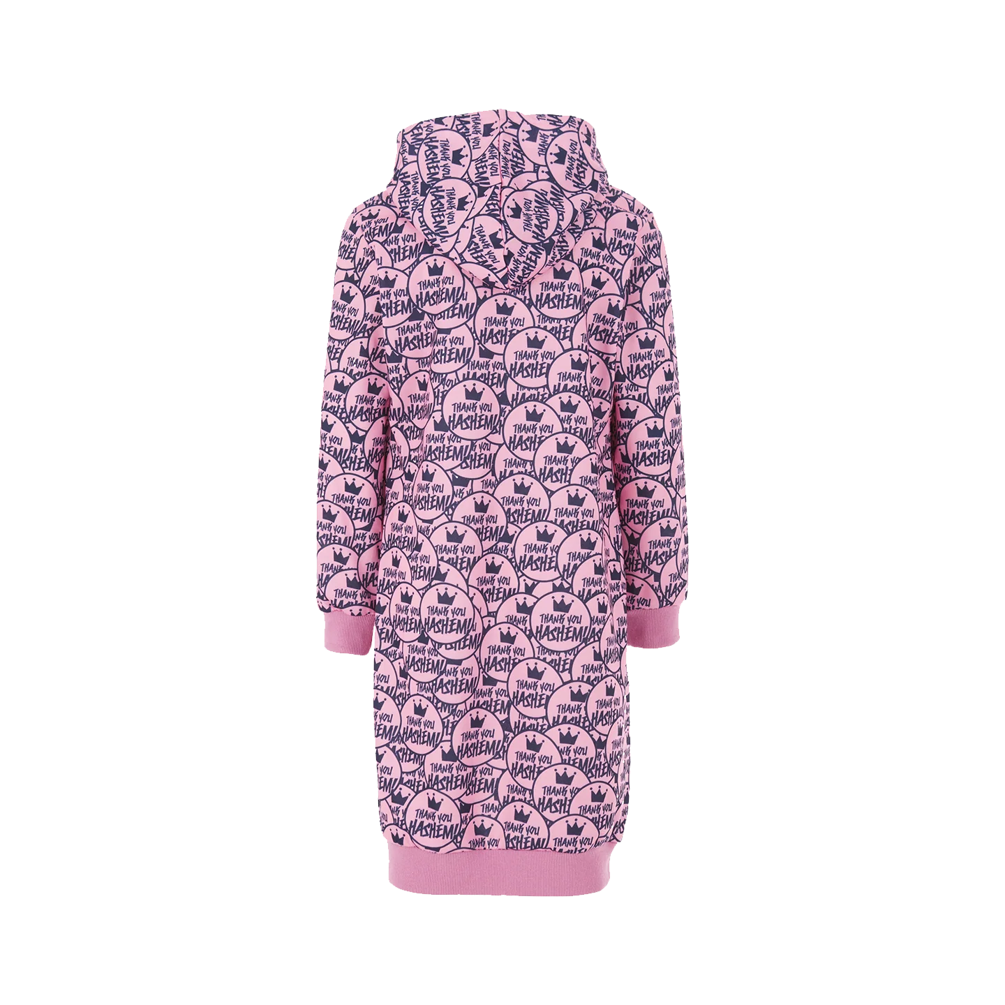 TYH All Over Logo Pink Sweatshirt Dress - Image 5